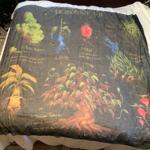 Harry Potter Herbology 101 LootCrate Tapestry Scarf